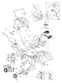 Part Location Diagram of 734-1791 MTD Whl-yellow S Wave